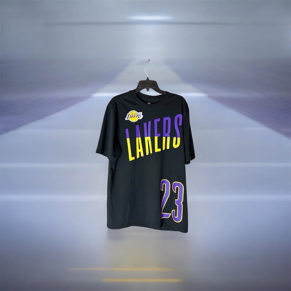 NBA Los Angeles Lakers Lebron James Tee Shirt-Size Large